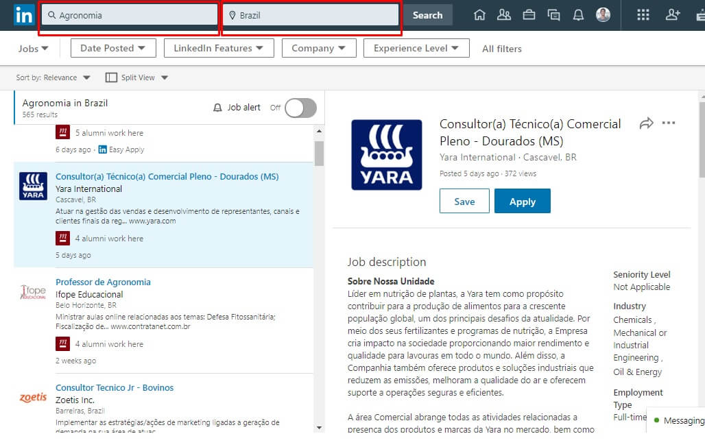 Empregos agronegocio Empregos agronegocio