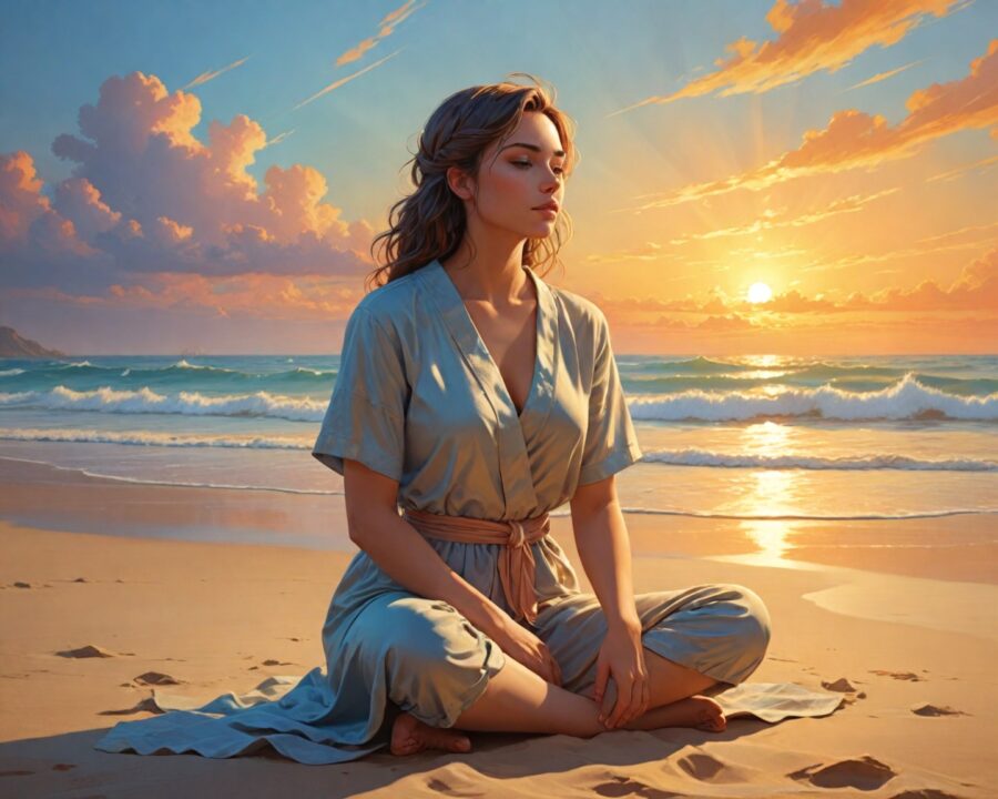Meditação para cultivar paz em tempos de estresse diário