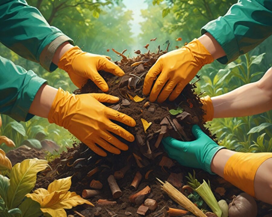 Como fazer compostagem com resíduos da fazenda: guia prático