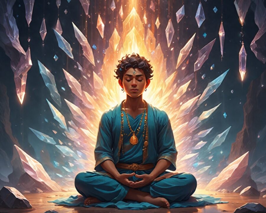 Como usar cristais na meditação para autoconhecimento