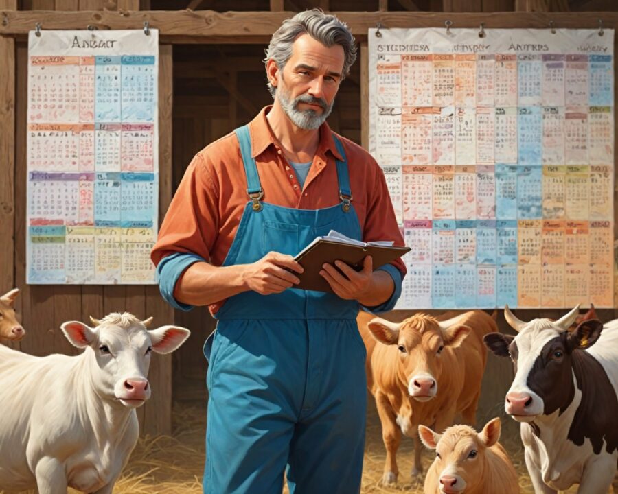 como montar um calendário de vacinação rural eficiente